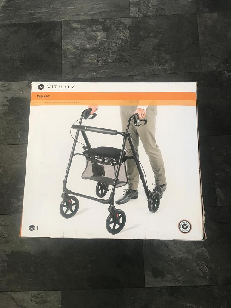 Rollator, Diversen, Ophalen of Verzenden, Inklapbaar, Nieuw, Duwrolstoel