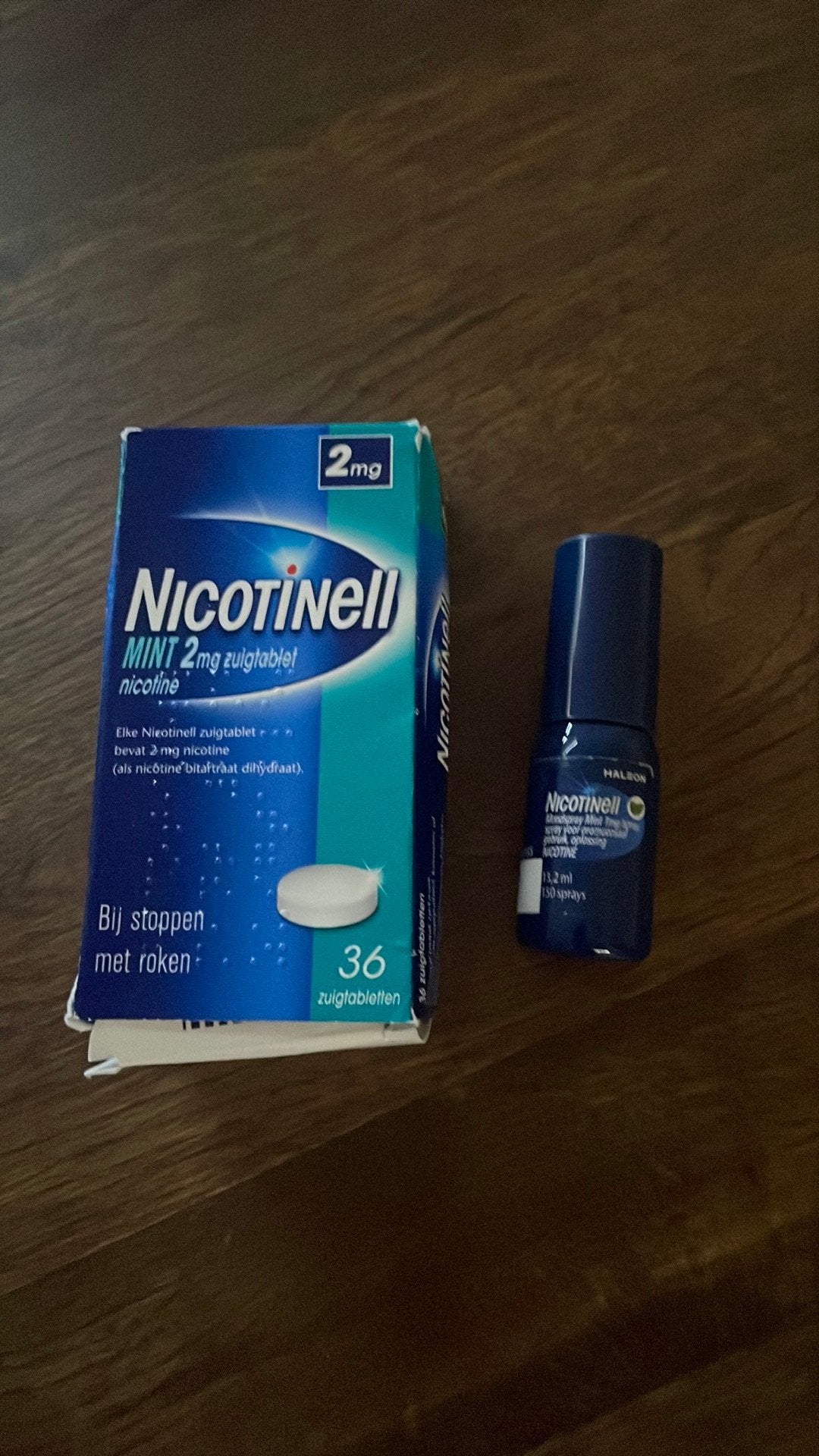 Nicotine zuigtabletten en keelspray, Ophalen of Verzenden, Zo goed als nieuw