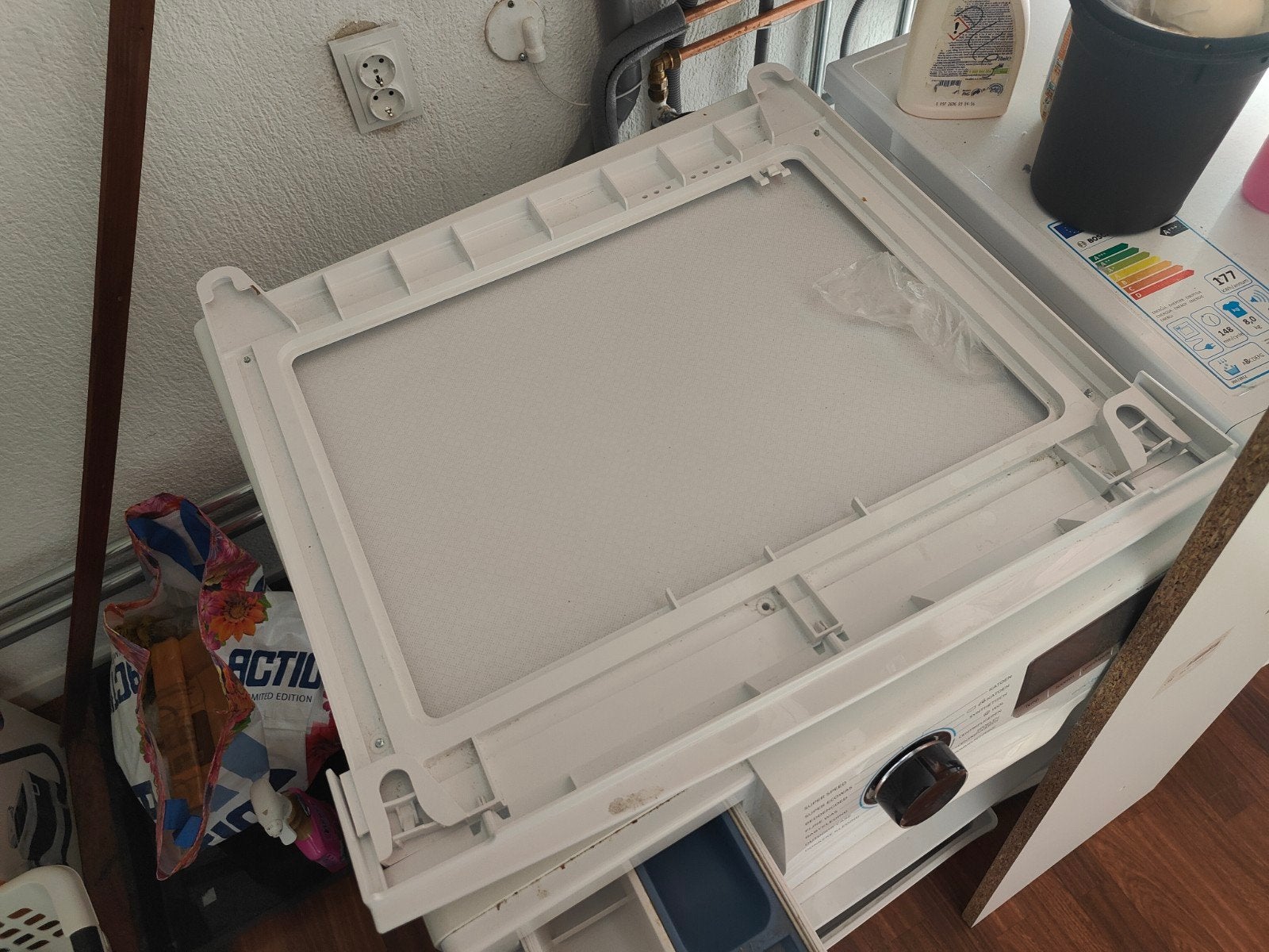 Wasmachine stapel frame, Witgoed en Apparatuur, Wasmachines, Ophalen of Verzenden, Gebruikt