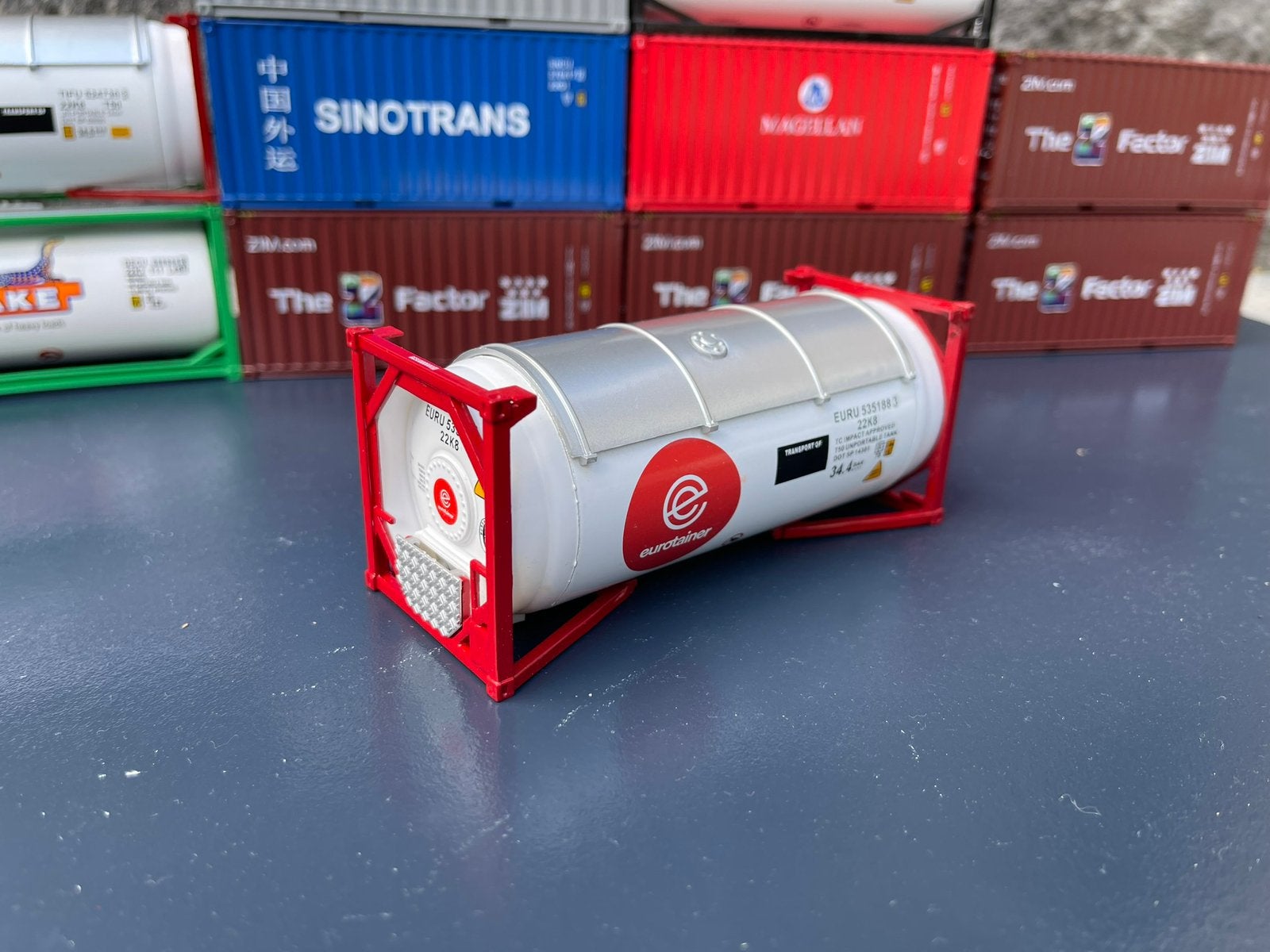 Eurotainer gas container no tekno, Ophalen of Verzenden, Zo goed als nieuw, Bus of Vrachtwagen, Tekno