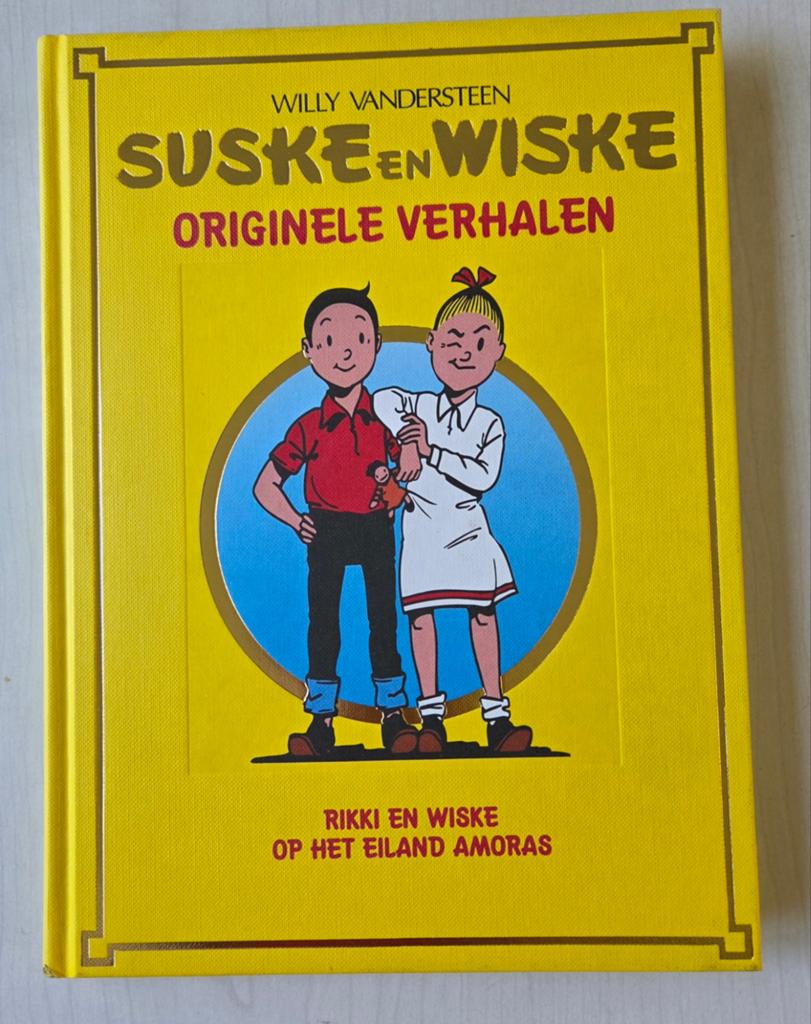 Suske en Wiske - Rikki en wiske op het eiland Amoras, Willy van der steen, Eén stripboek, Ophalen of Verzenden, Zo goed als nieuw