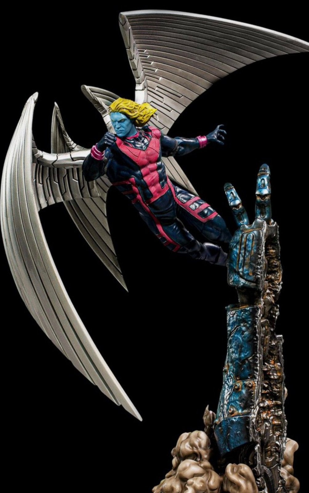 Marvel Archangel Statue Iron Studio !!!!!!!, Ophalen, Nieuw, Film, Beeldje, Replica of Model