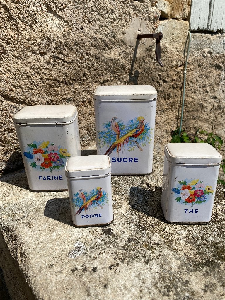 Brocante, Franse voorraadblikken, Ophalen of Verzenden