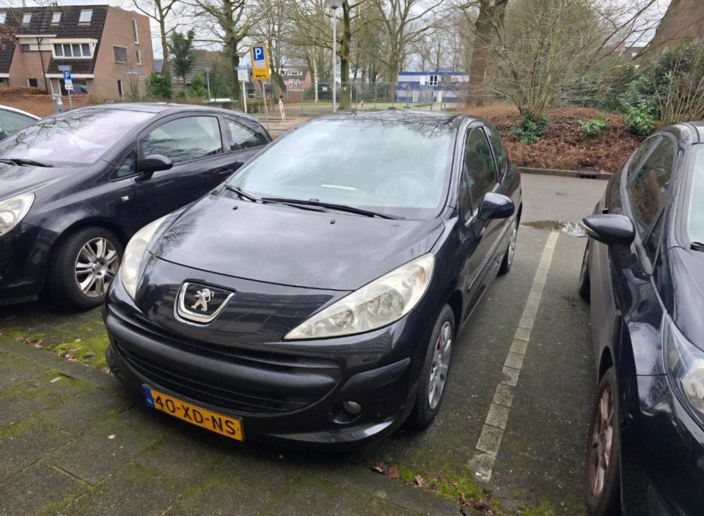 Peugeot 207 1.4 16V 3DRS 2007 Zwart, Voorwielaandrijving, Stof, 4 cilinders, Origineel Nederlands