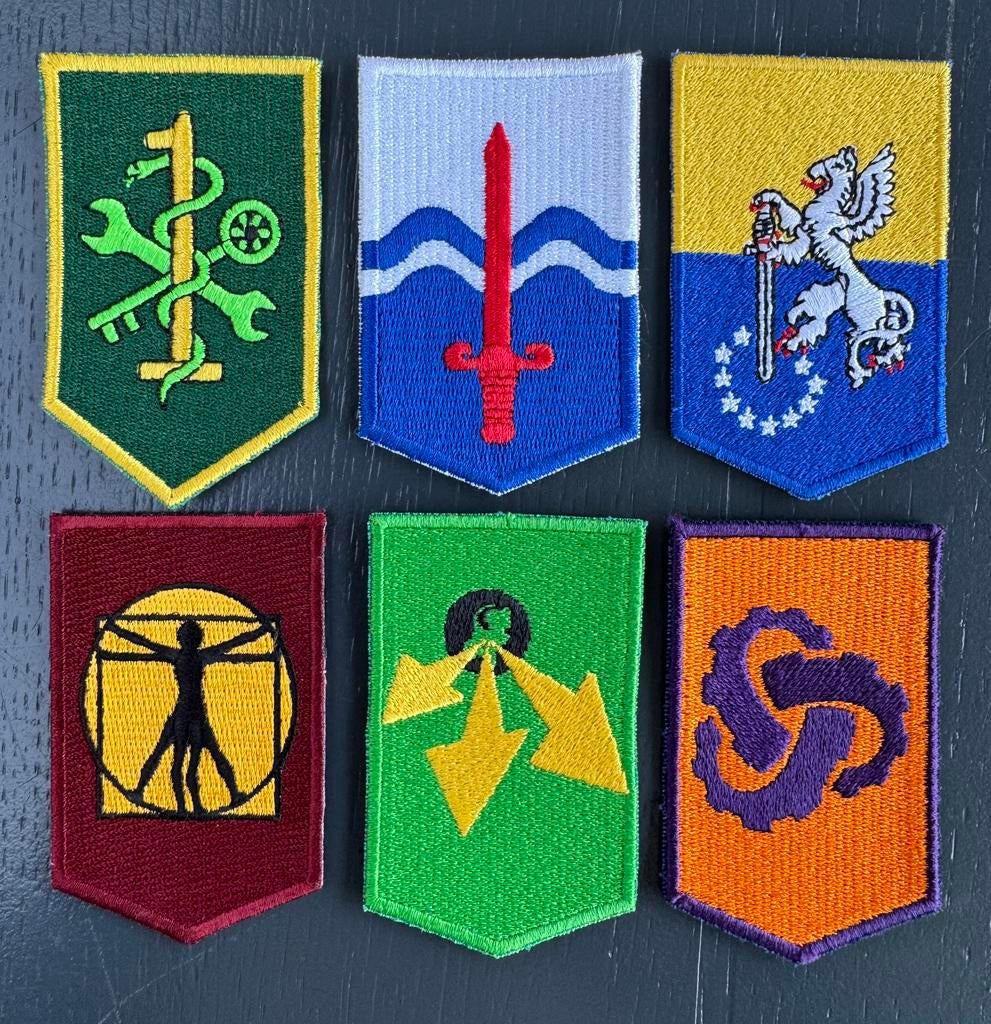 KL mouwemblemen DT2000, verlopen, Ophalen of Verzenden, Landmacht, Nederland, Embleem of Badge