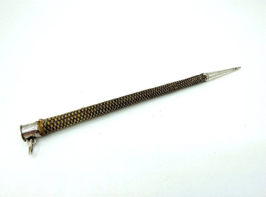 Zilveren breipenhouder, Friesland (?), 19e eeuws, Verzenden, Zilver