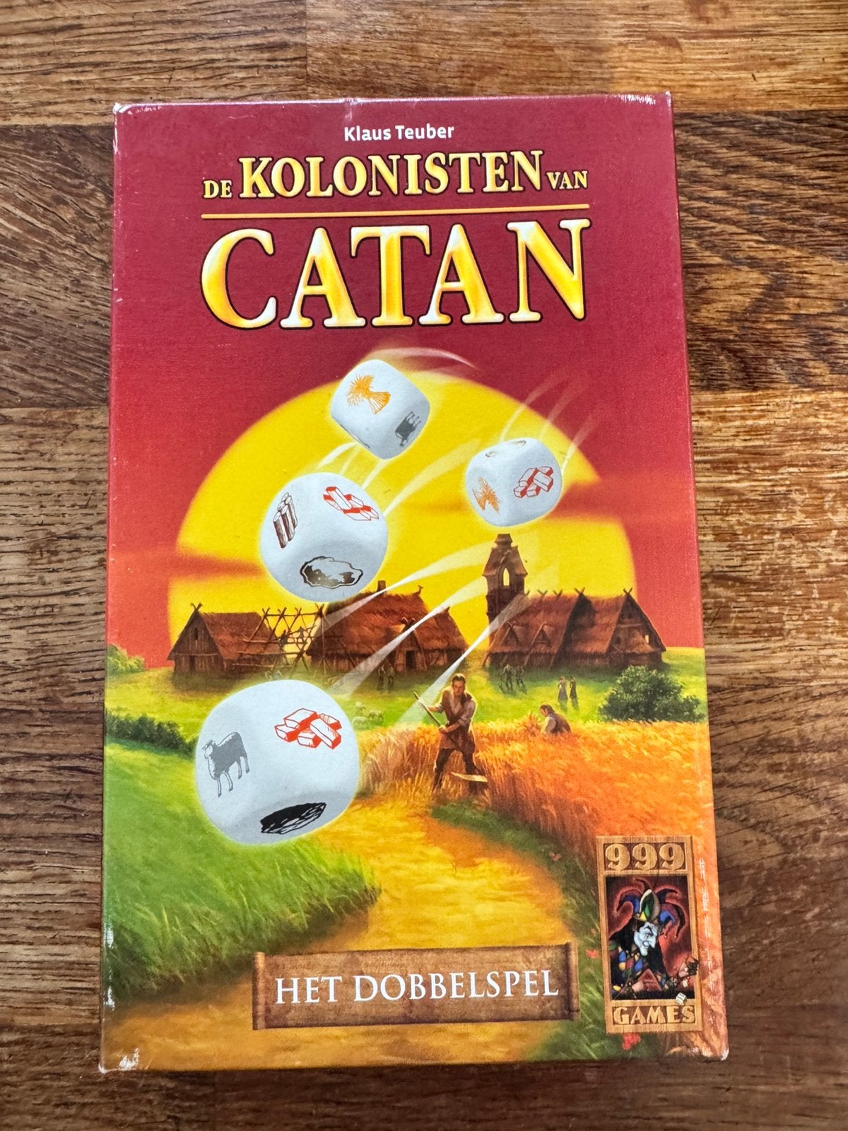De Kolonisten van Catan - Het Bordspel ( Klaus Teuber), Ophalen of Verzenden, Zo goed als nieuw, Klaus Teuber & 999 games