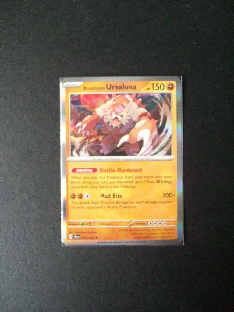 5530: Nieuwe Pokemon Kaart holo rare URSALUNA HP 150 025/064, Verzenden, Nieuw, Losse kaart, Foil