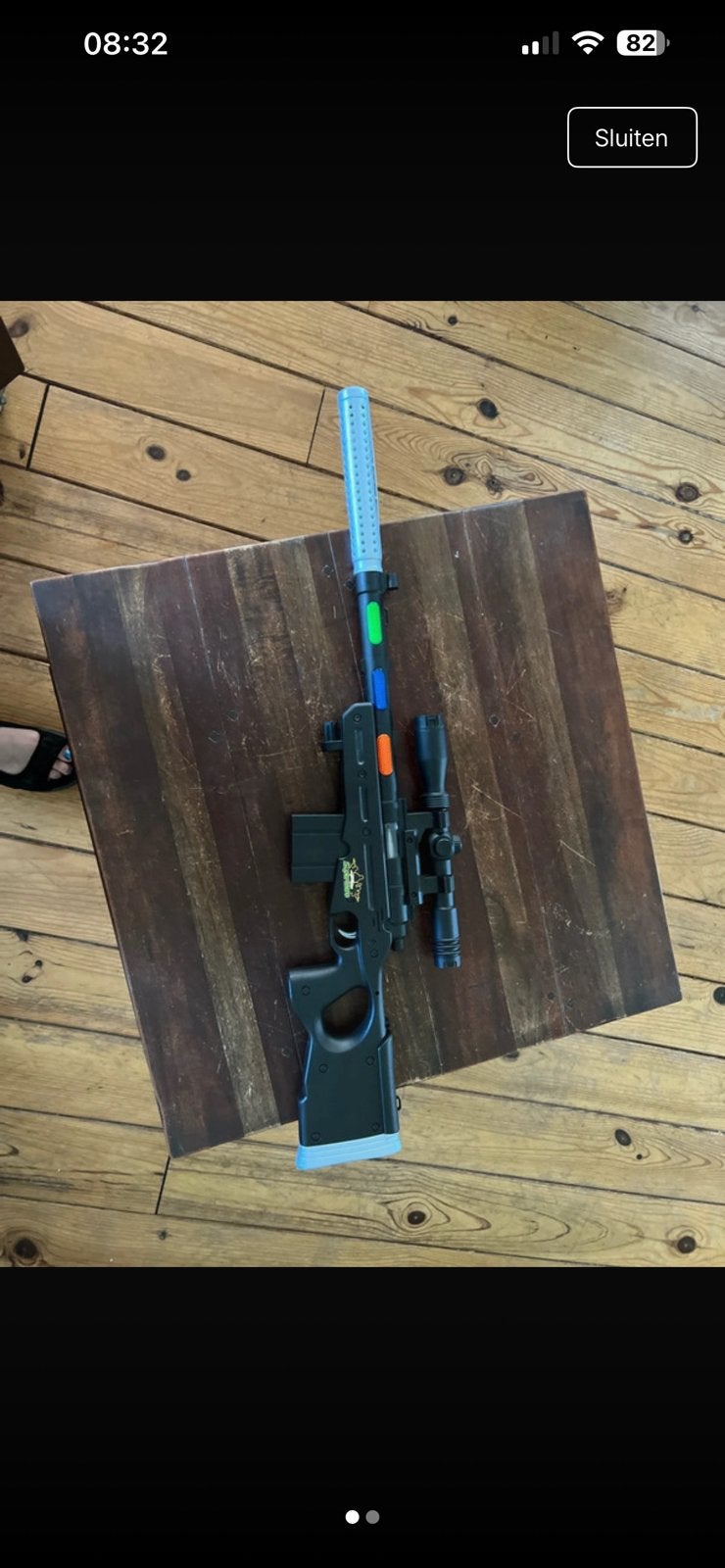 Nerf pistol, Ophalen of Verzenden, Gebruikt