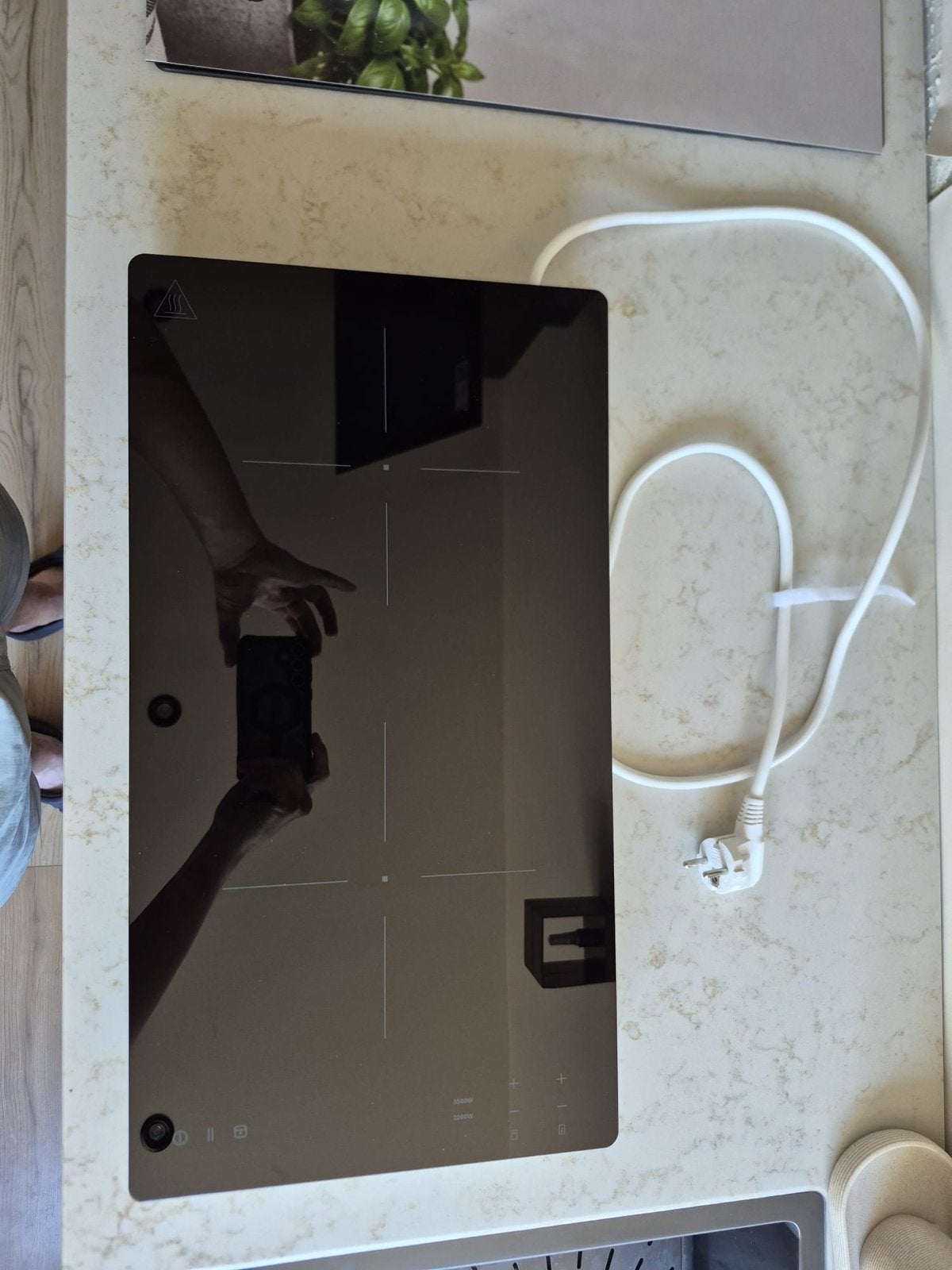 IKEA Tillreda Inductiekookplaat 2-pits, Ophalen, 3 kookzones of minder, Zo goed als nieuw, Inductie