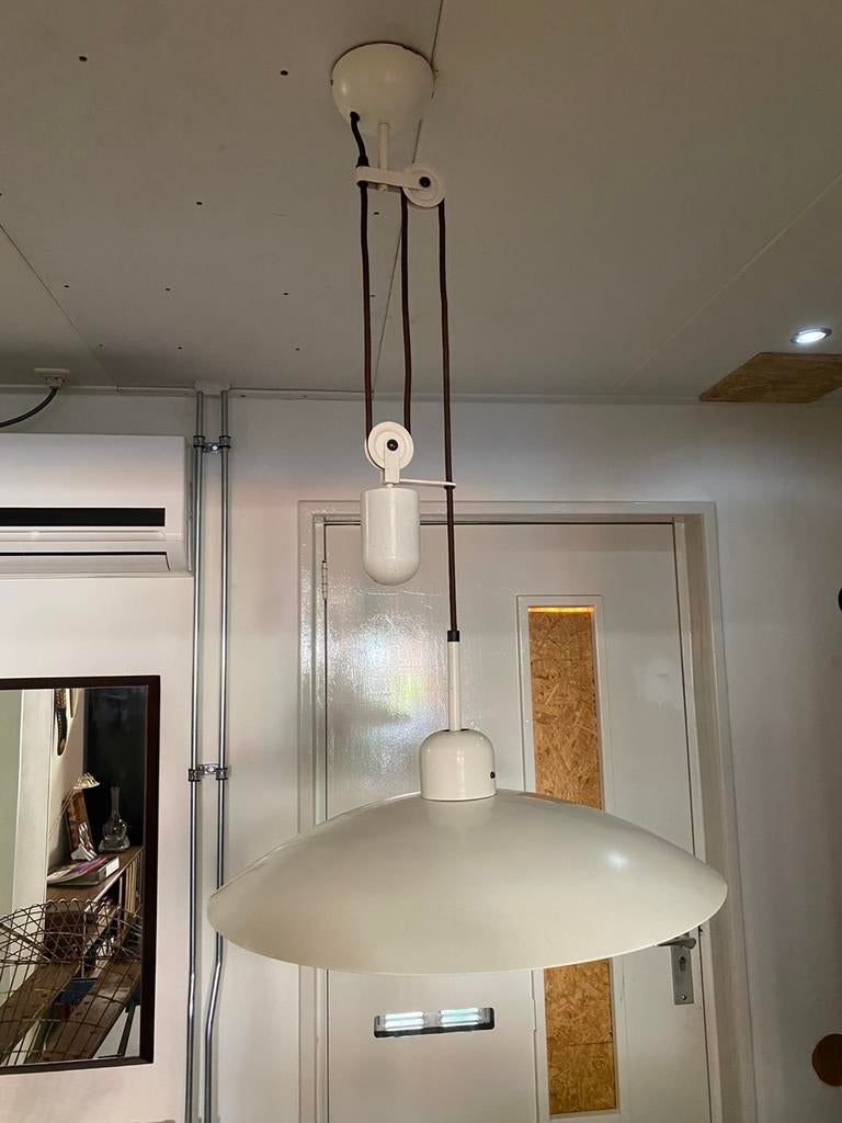 Vintage Metalarte hanglamp, Ophalen of Verzenden, Zo goed als nieuw, Minder dan 50 cm