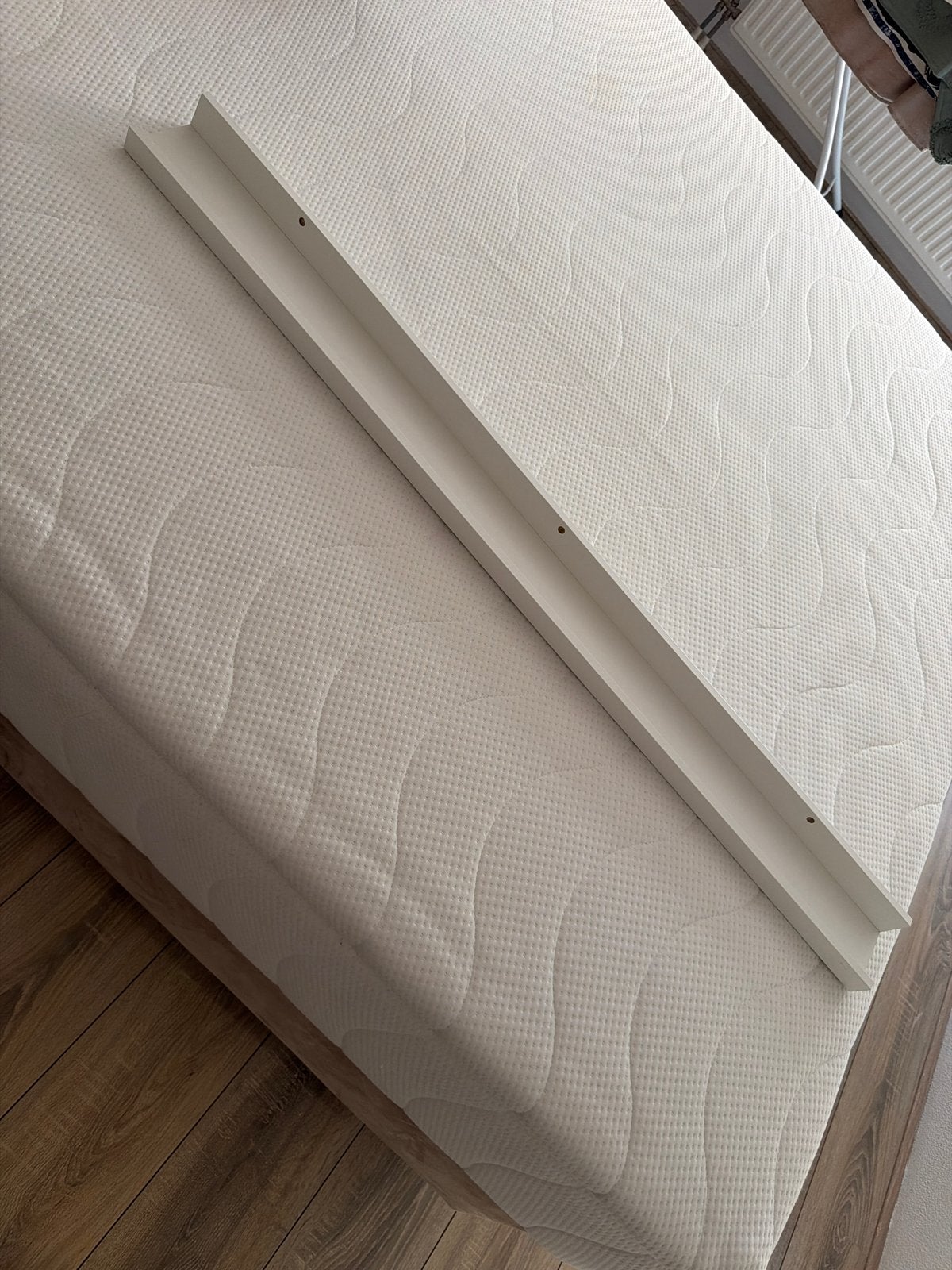 IKEA RIBBA Plankje - Wit, 115 cm, Ophalen, Gebruikt, Wit, Overige maten