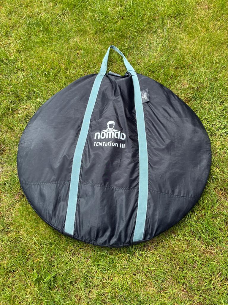 Nomad TENTation III Pop-up Tent - Snel Opgezet!, Caravans en Kamperen, Tenten, Ophalen, Gebruikt, Tot en met 3