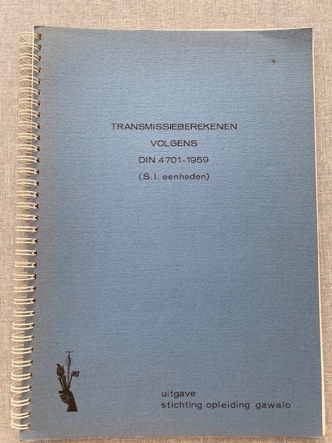 Transmissieberekenen volgens DIN 4701-1959, Ophalen of Verzenden, Gelezen