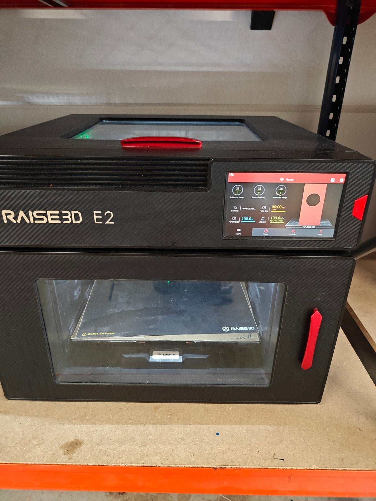 Raise3D E2 3D-printer - Professionele Dual Extruder, Computers en Software, 3D Printers, Ophalen