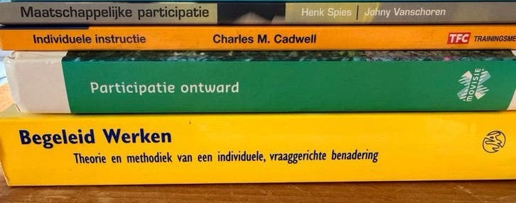Set Wmo-, participatie- & begeleidingsboeken – z.g.a.n., Ophalen of Verzenden, Alpha, Zo goed als nieuw, HBO