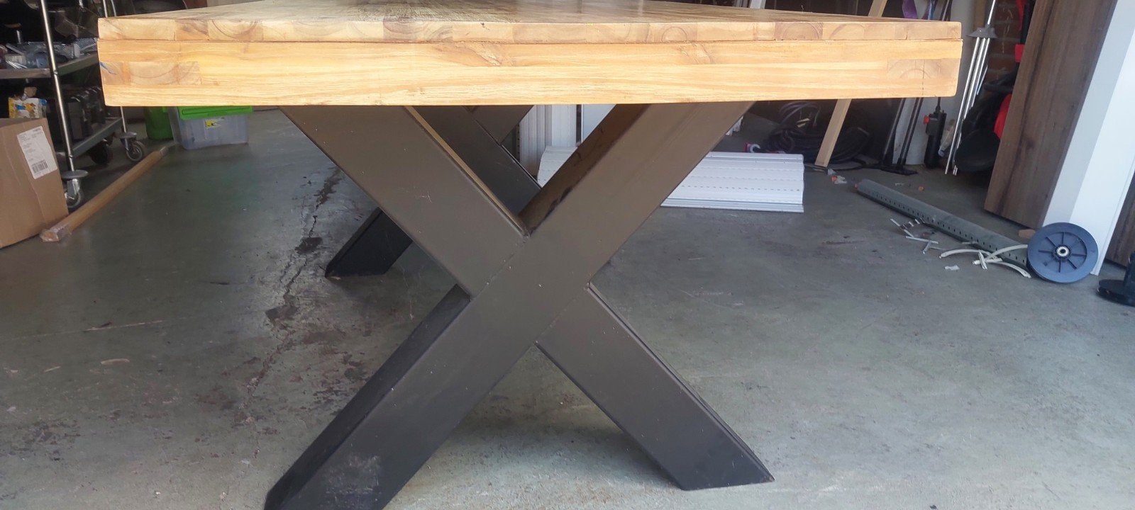 Tuintafel tafel, Huis en Inrichting, Tafelonderdelen, Ophalen, Rechthoekig, 50 tot 100 cm