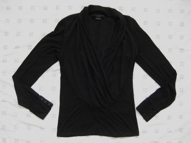 Guess by Marciano zwarte blouse, overslag maat S, Guess, Zwart, Ophalen of Verzenden, Zo goed als nieuw