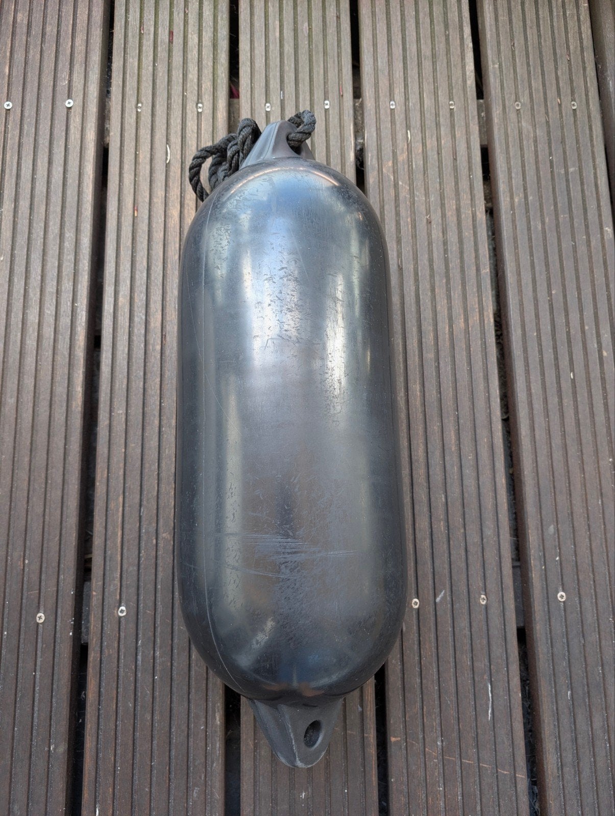 Majoni Star 3 fender, stootwil, boei , 62x21 cm zwart, Watersport en Boten, Ophalen of Verzenden, Gebruikt, Overige typen