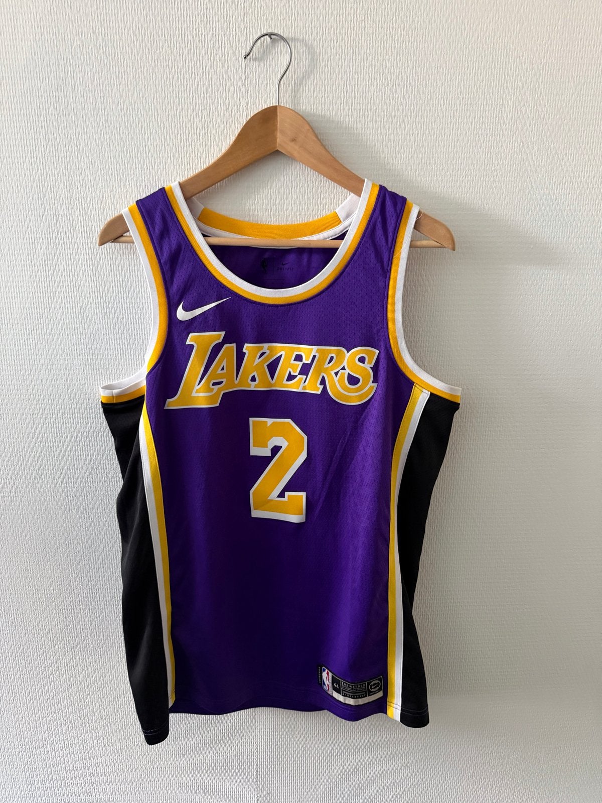 Nike NBA Los Angeles Lakers Lonzo Ball #2 Jersey Maat M, Paars, Overige typen, Nieuw, Verzenden