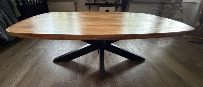 Deense salontafel 120x70 cm, Ophalen, Gebruikt, 100 tot 150 cm, 50 tot 100 cm