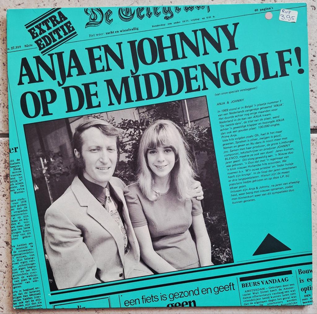 Anja en Johnny op de Middengolf! LP (1977), Gebruikt, Ophalen of Verzenden, 1970 - 1979, Pop