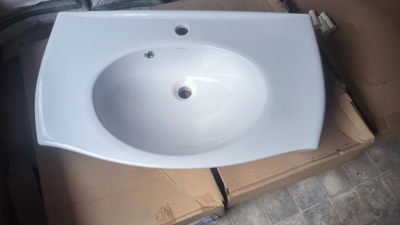 Sphinx 360 80 Witte Wastafel - Nieuw in doos, Ophalen, Nieuw, Wastafel