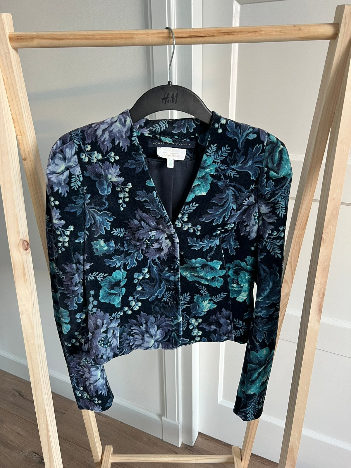 Prachtige blazer van House of Hackney met floral print, Maat 38/40 (M), Meerkleurig, Ophalen of Verzenden, Zo goed als nieuw