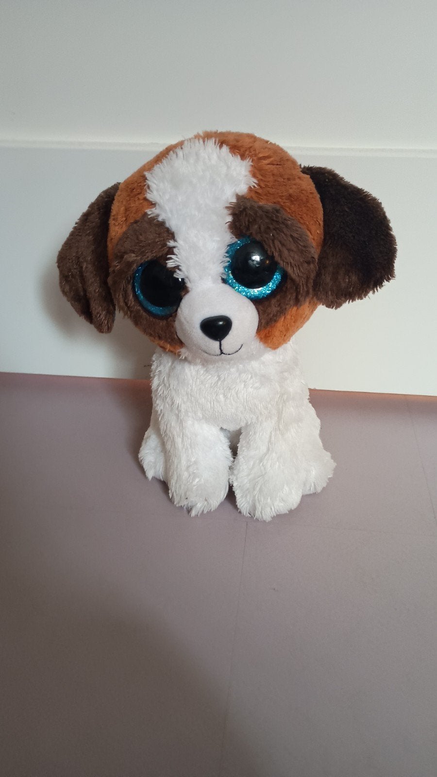 TY Duke knuffel hond 22 cm, Gebruikt, Middelgroot (20 tot 80 cm), Ty, Hond