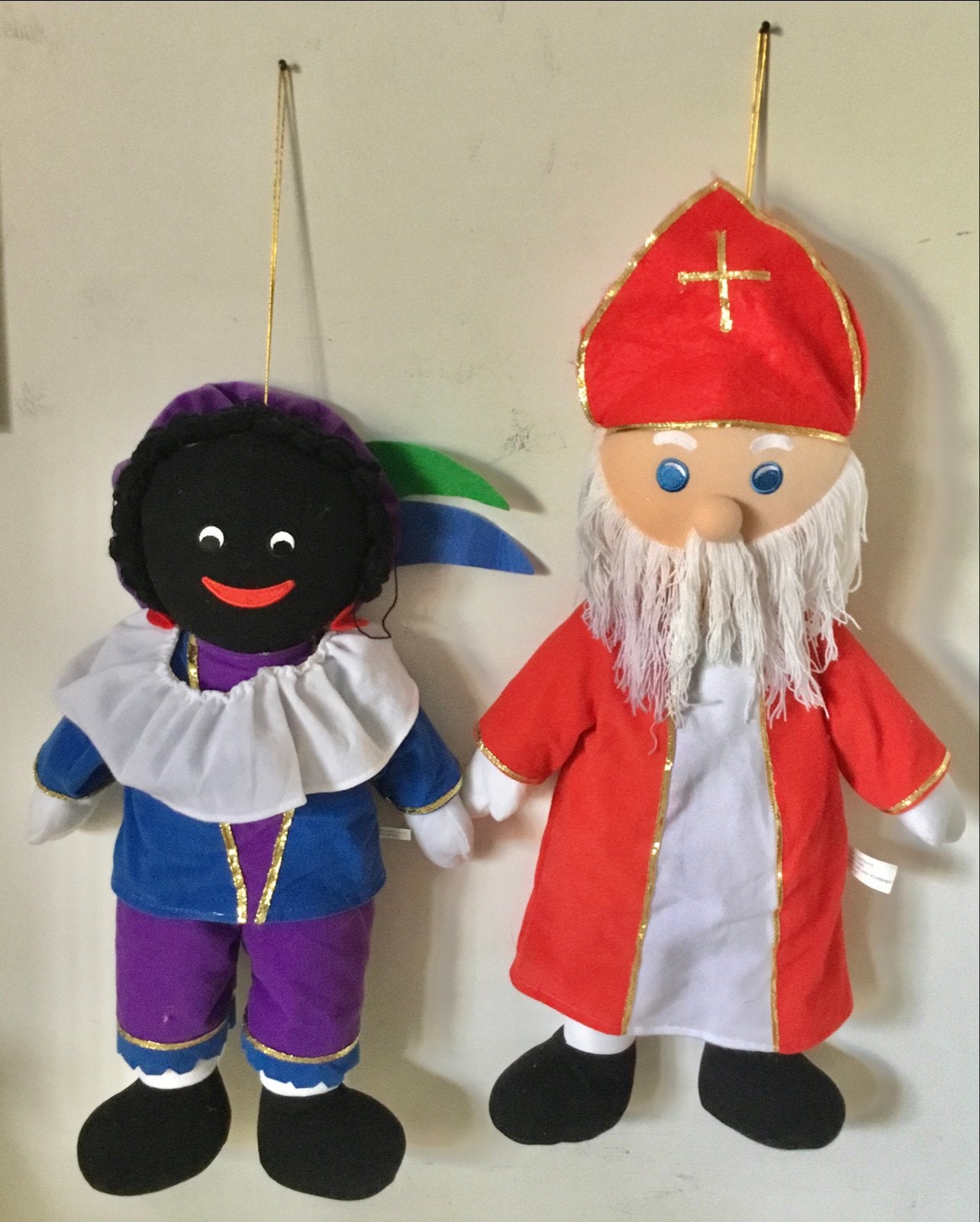 LEUKE SINT EN PIET POP MET SINTERKLAASCADEAU ZAK, Diversen, Ophalen of Verzenden, Gebruikt
