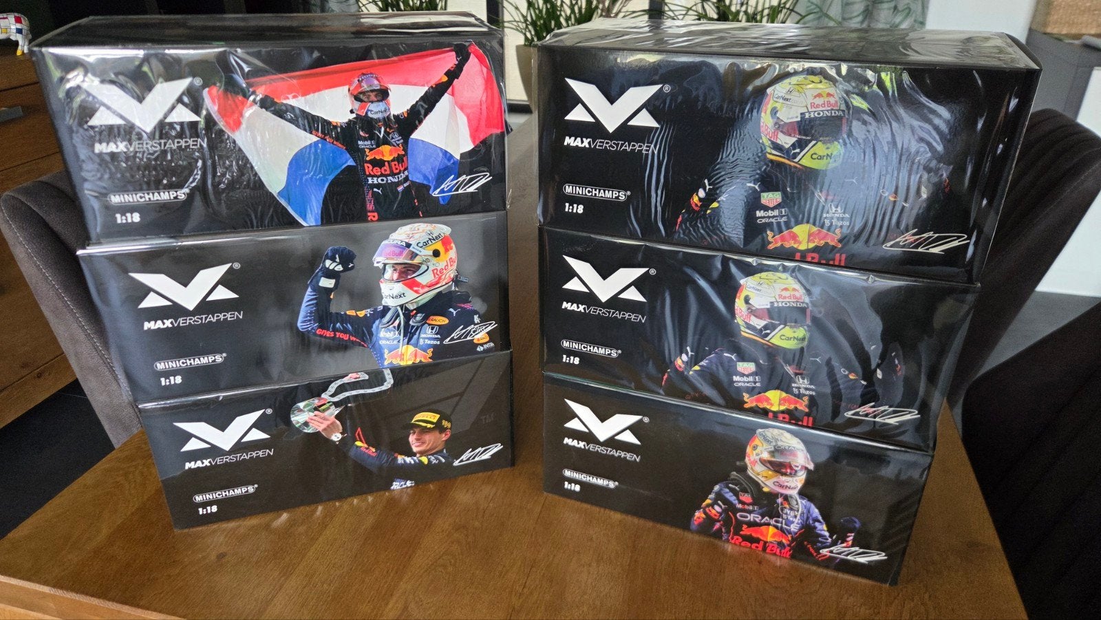 6 Max Verstappen Modelauto's 1:18 - Diverse Limited Editio, Verzamelen, Ophalen of Verzenden, Nieuw