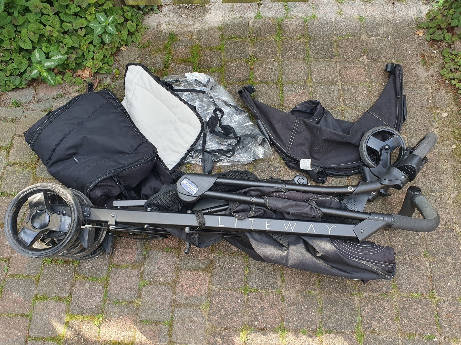 Chicco Liteway paraplu buggy, Ophalen, Zo goed als nieuw, Overige merken, Voetenzak
