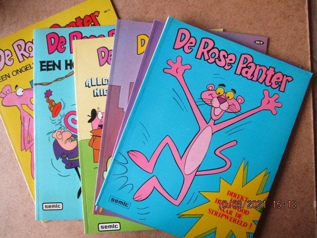 adv0375 rose panter, Eén stripboek, Ophalen, Gelezen