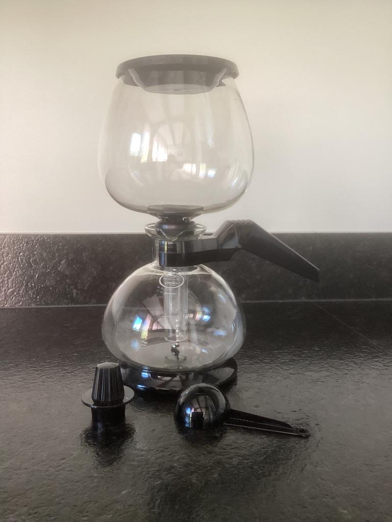Vintage Domingo koffie zetter, glas., Witgoed en Apparatuur, Koffiezetapparaten, Ophalen