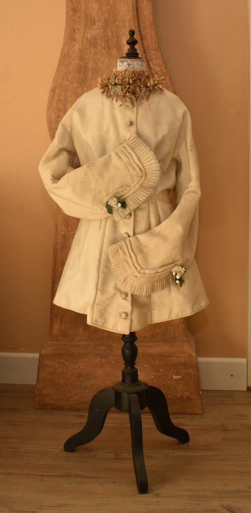 Oude Zijde  Napoleon Jas ."Uit Aletta's Tijd", Antiek en Kunst, Antiek | Kleding en Accessoires, Ophalen of Verzenden