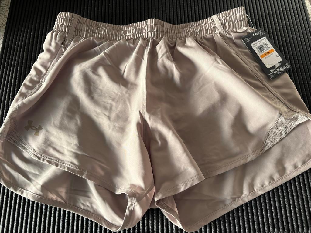 Under Armour sportbroekje - Maat S, Beige, Nieuw, Ophalen of Verzenden, Hardlopen of Fietsen