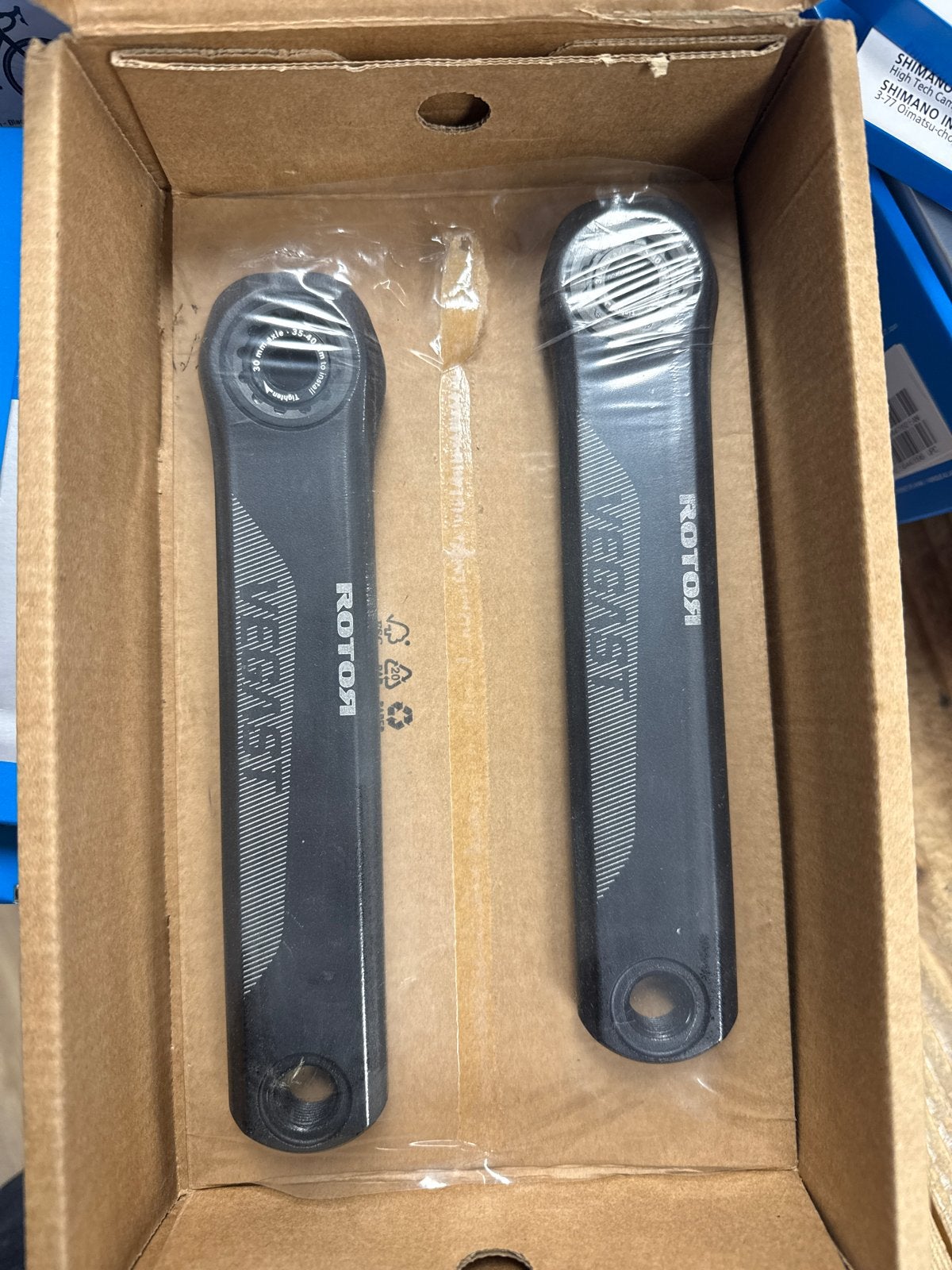 Rotor Vegast Crankarmen 172.5mm - Nieuw in doos, Crankstel of Pedalen, -, -, Nieuw