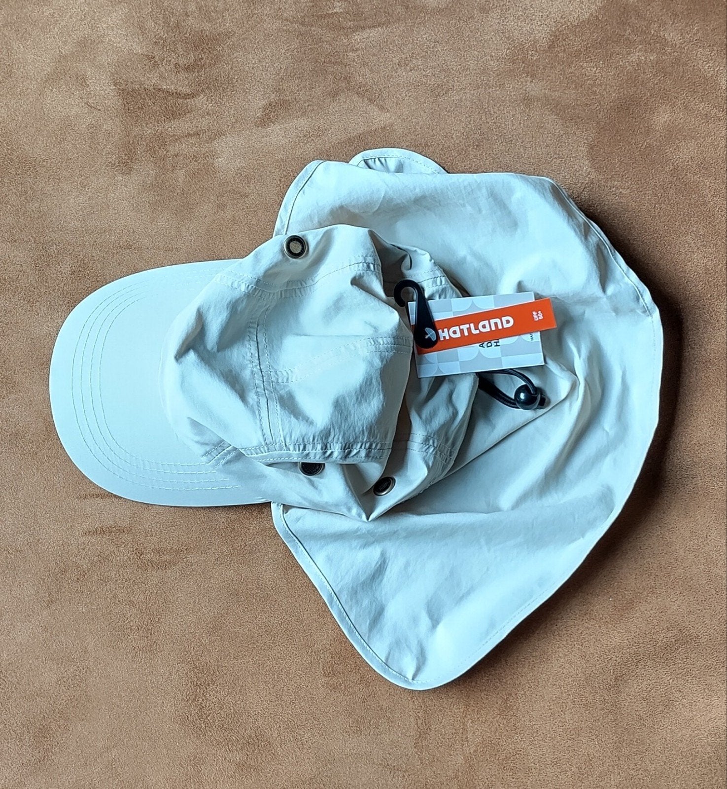 Hatland UV-pet met nek bescherming - honkbalpet - One Size, Ophalen of Verzenden, Nieuw, Hatland