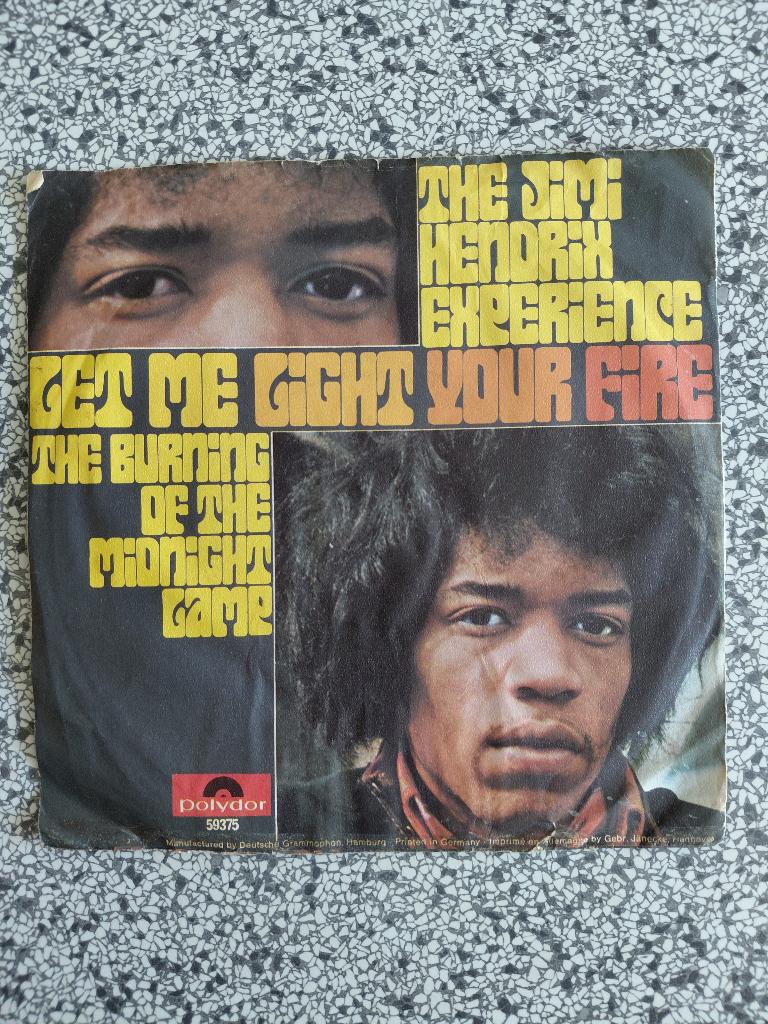Jimi Hendrix Experience-Let me light your fire-single 1969, Gebruikt, Verzenden, 7 inch, Poprock