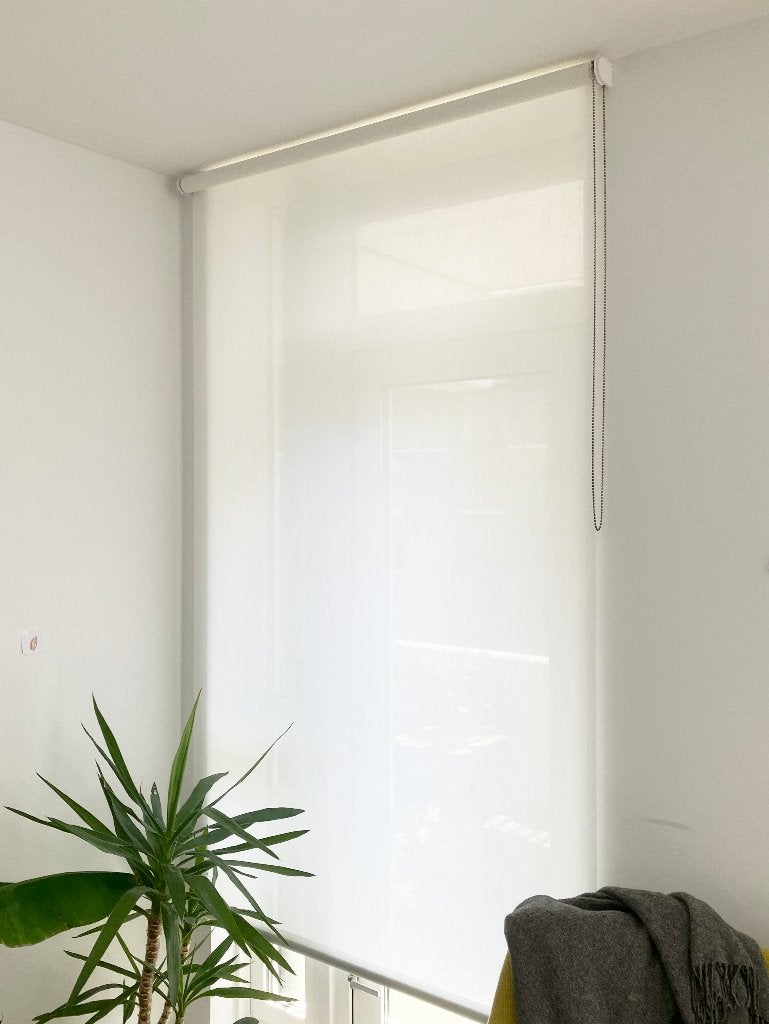 nieuw VENETA - rolgordijn semi-transparant, Rolgordijn, 116 cm, Wit, Nieuw
