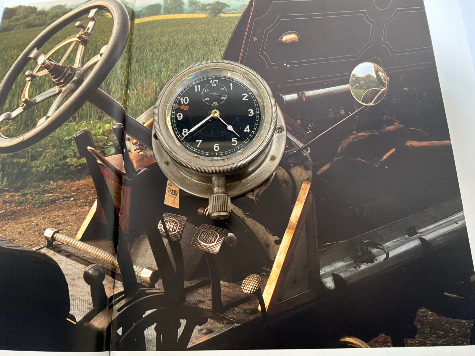 Auto klokje voor Veteranen dashboard ca 1905, Auto diversen, Auto-accessoires, Ophalen of Verzenden