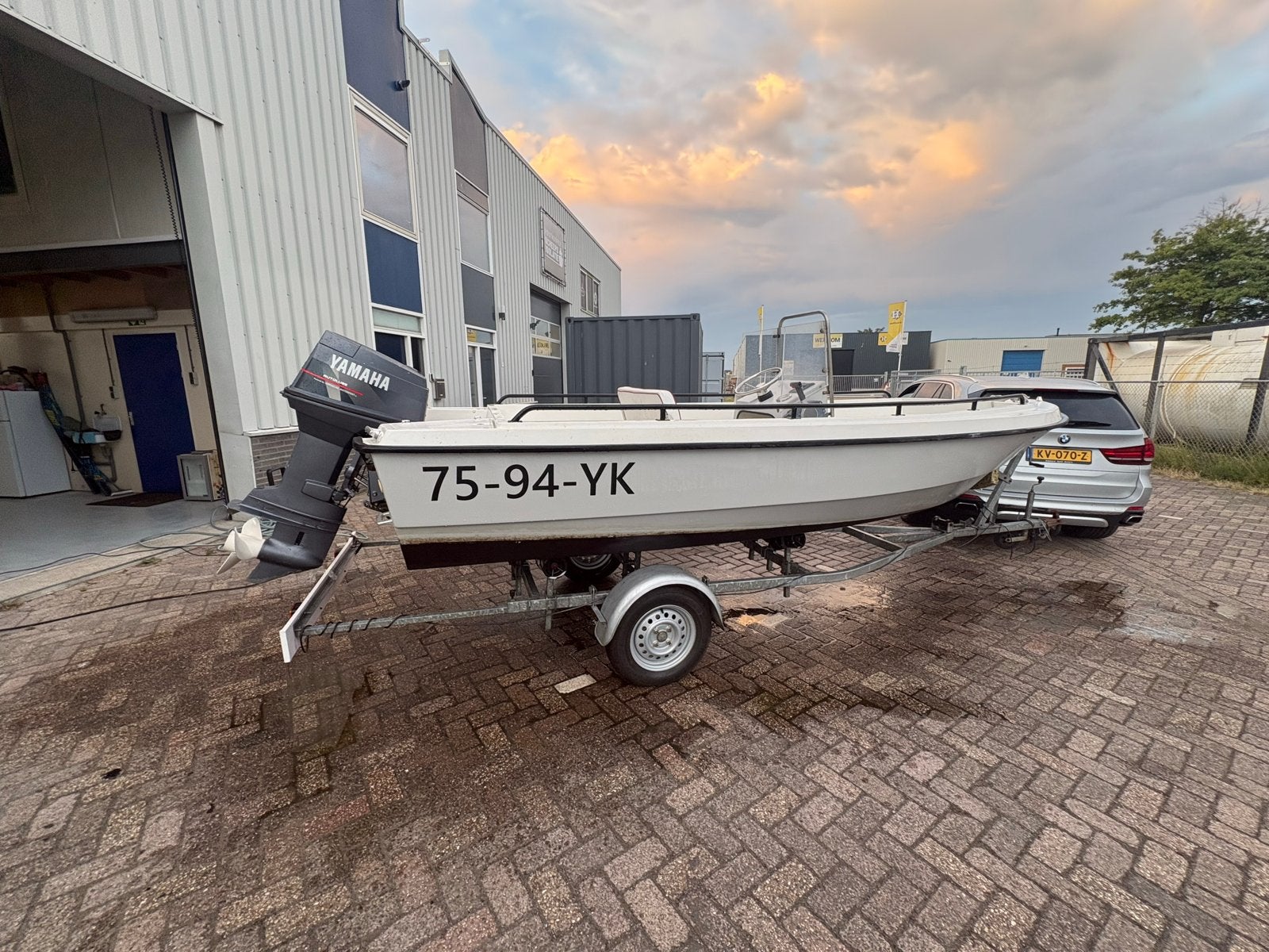 Rana 16 US met Yamaha 60 pk Autolube buitenboordmotor, Watersport en Boten, Ophalen, Overige merken, Gebruikt, Buitenboordmotor