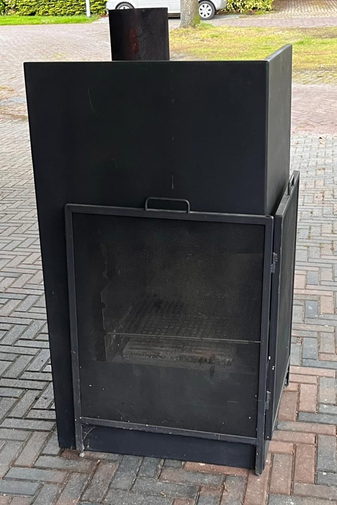 Open haard voor binnen of mancave, Ophalen, Zo goed als nieuw, Inbouwhaard, Houthaard