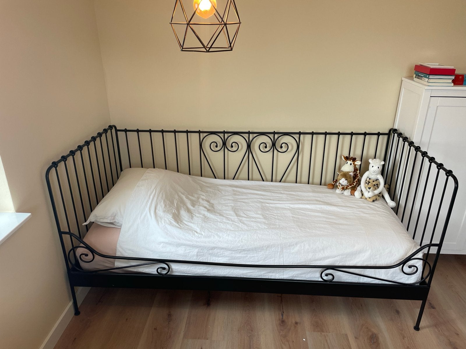 Bed, Ophalen, Gebruikt, 90 cm, Eenpersoons
