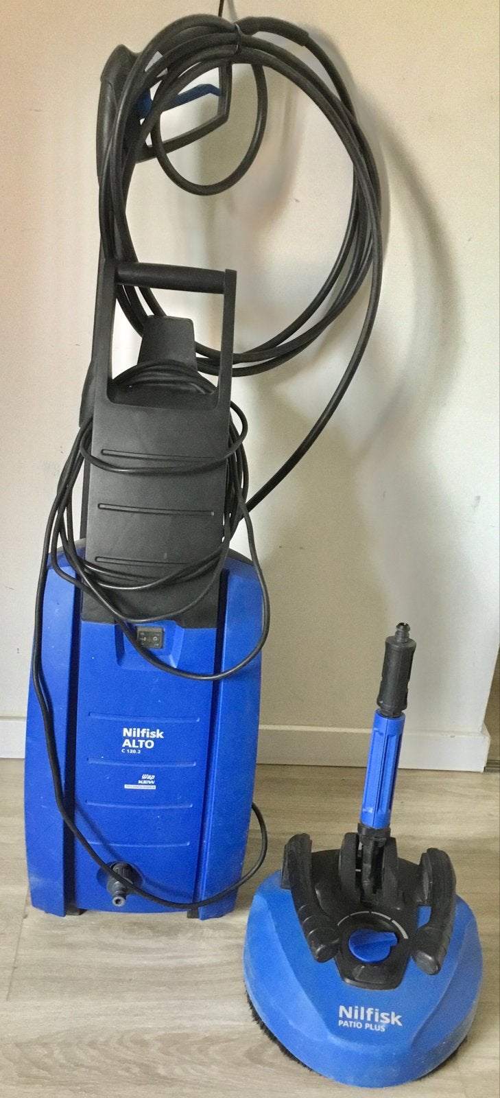 NILFISK ALTO C 120.2-6 HOGEDRUKREINIGER MET PATIO PLUS, Tuin en Terras, Hogedrukreinigers, Ophalen of Verzenden, Zo goed als nieuw