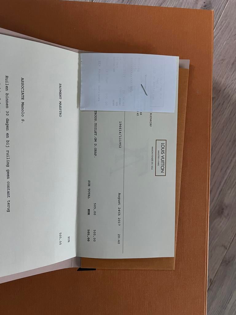 Louis Vuitton Toilet Tas GM reistas, Ophalen of Verzenden, Zo goed als nieuw, Zwart, Heer of Dame