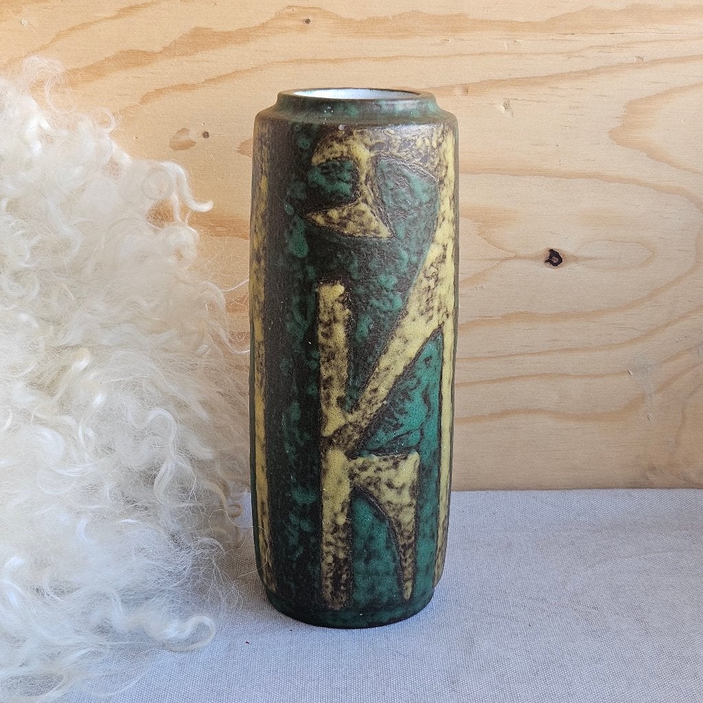 Vintage unieke Cor Unum cilindervaas, Antiek en Kunst, Ophalen of Verzenden