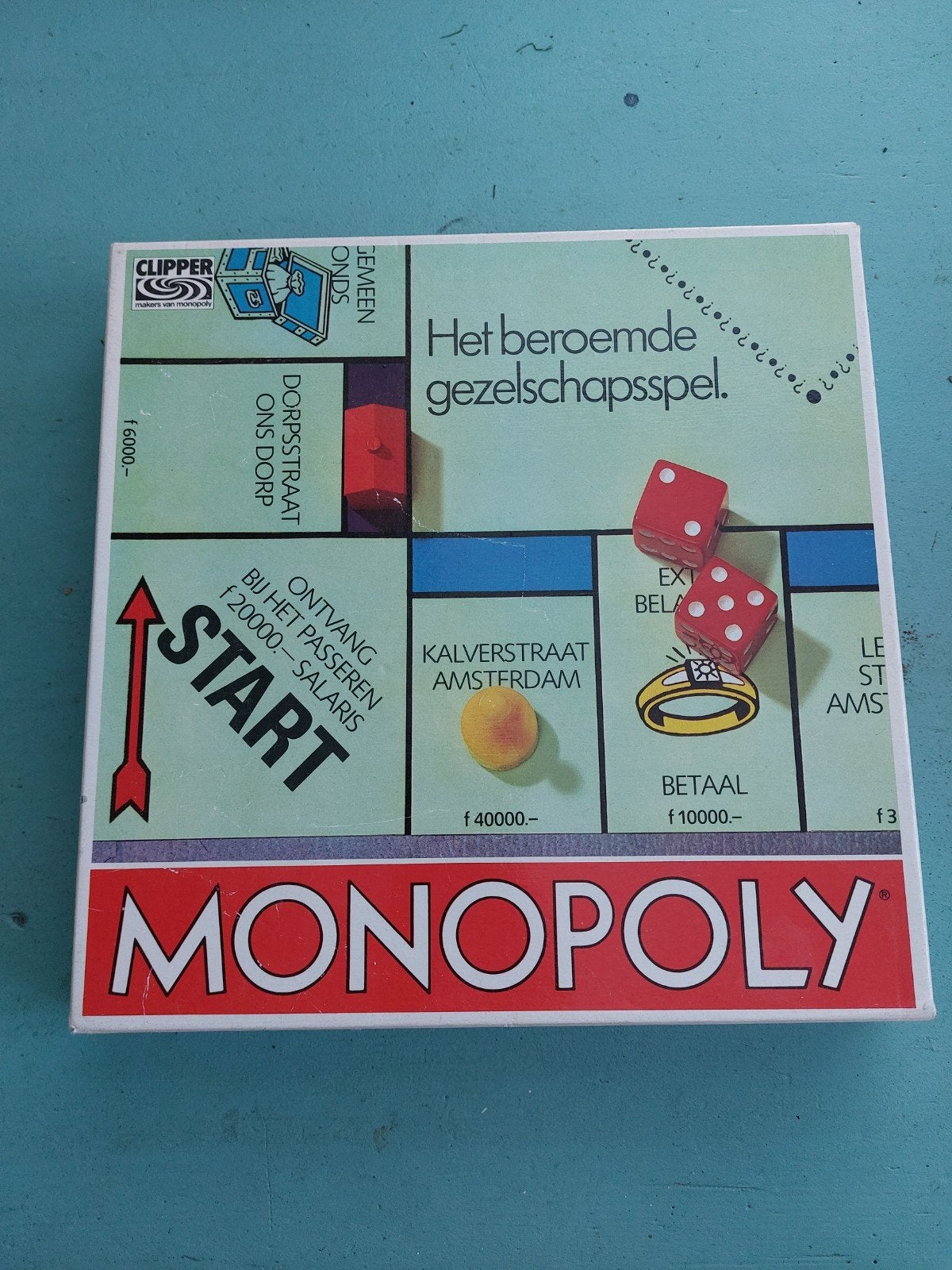 Monopoly Bordspel - Clipper Editie (Jaren '80), Drie of vier spelers, Ophalen of Verzenden, Gebruikt, Clipper