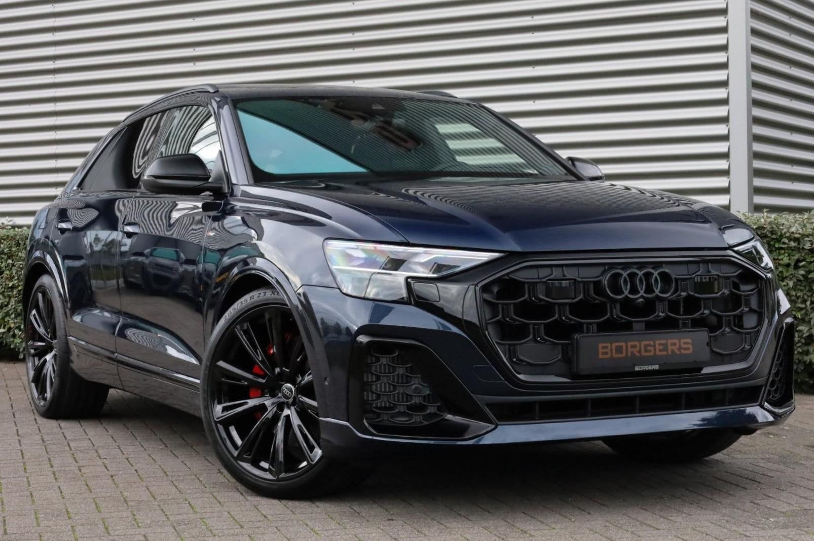 Audi Q8 60 TFSIe B&O l Volleder l 360 l Trekhaak l Carbon, Auto's, Automaat, Dealer onderhouden, Gebruikt, 2995 cc