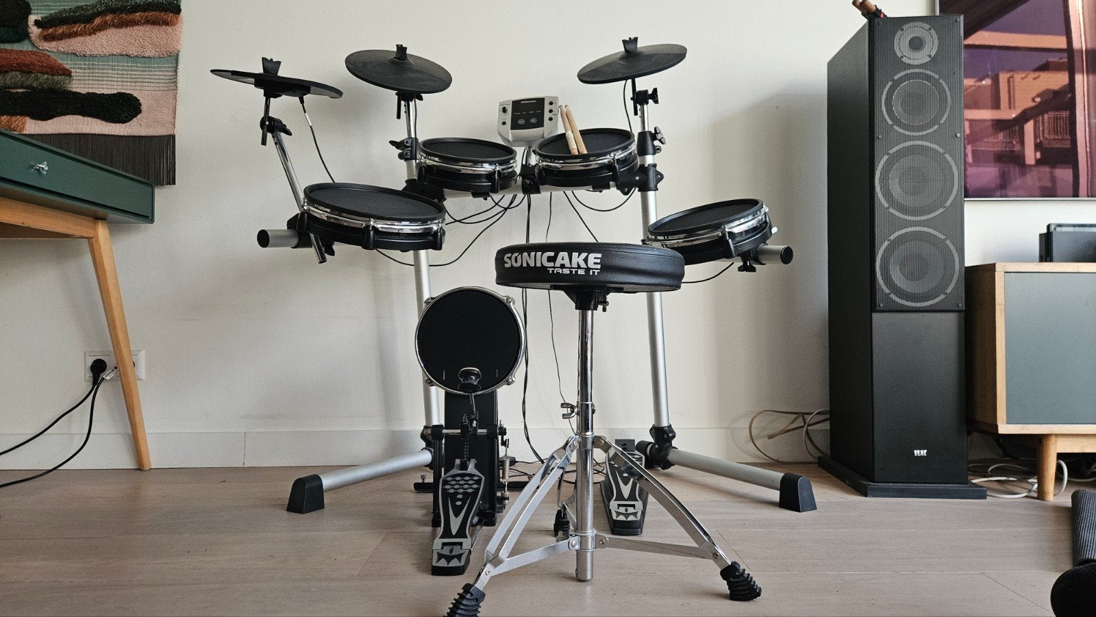 Millenium MPS 150x Elektrisch Drumstel (nieuw) met stoel, Ophalen, Zo goed als nieuw, Overige merken, Elektronisch